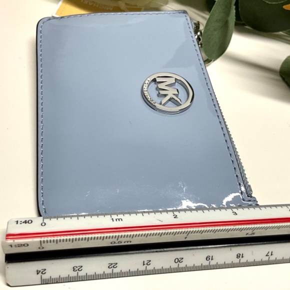 Michael Kors Fulton Small Blue TZ Coin Pouch - Picture 5 of 7